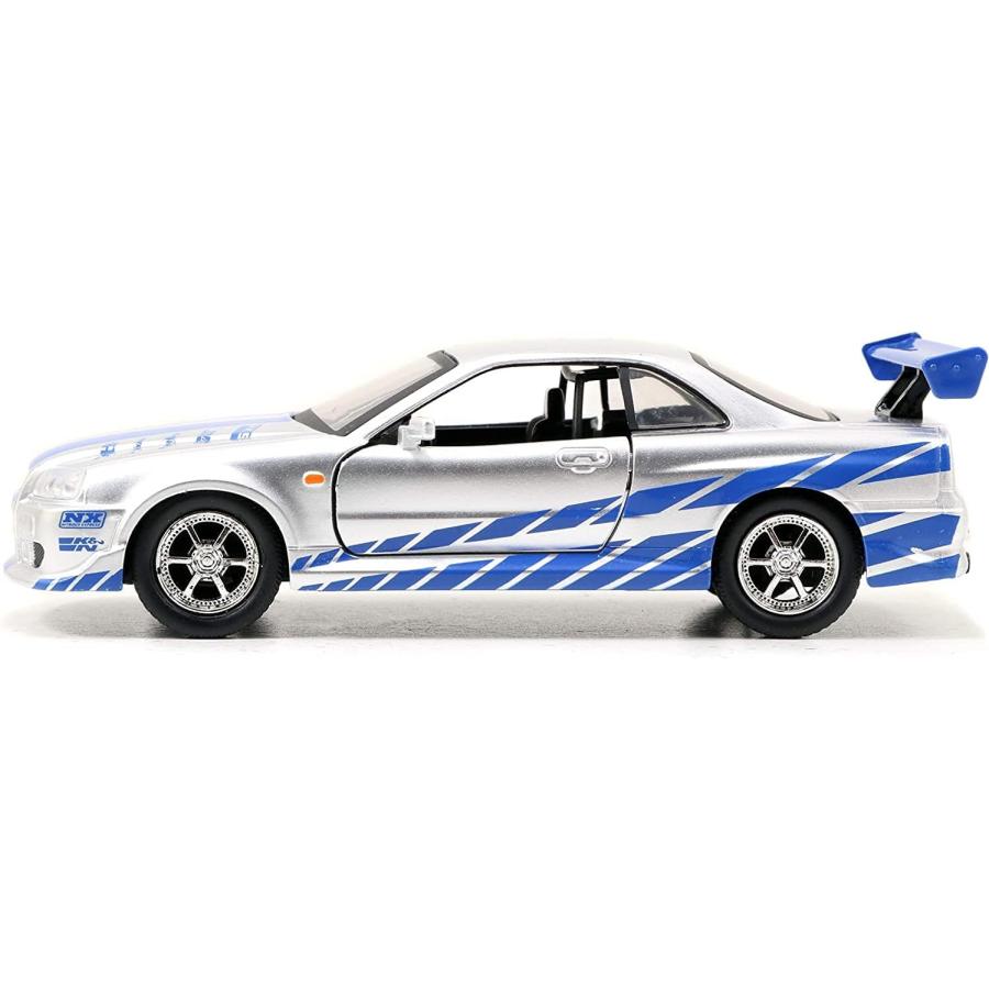 ＜予約商品＞1/32 ワイルド・スピード BRIAN'S NISSAN SKYLINE GTR R34 SILVER & BLUE ※2026年9月以後入荷予定