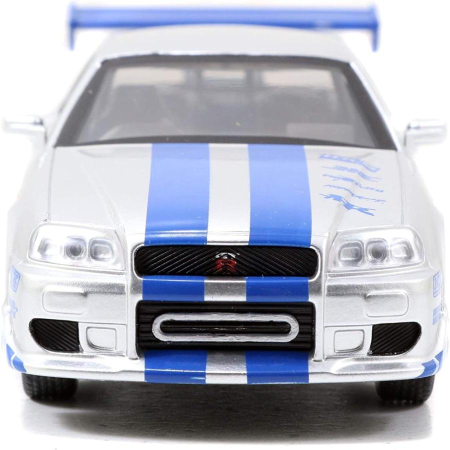 ＜予約商品＞1/32 ワイルド・スピード BRIAN'S NISSAN SKYLINE GTR R34 SILVER & BLUE ※2026年9月以後入荷予定