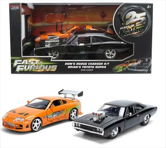 ＜予約商品＞1/24 ワイルド・スピード  TWIN PACK Dom's Charger R/T &Brian's SUPRA 2026年限定セット※2026年9月以後入荷予定