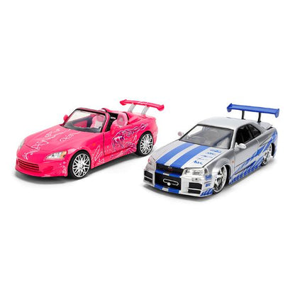 ＜予約商品＞1/24 ワイルド・スピード TWIN PACK Suki's Honda S2000 &Brian's GT-R R34 2026年限定セット※2026年9月以後入荷予定