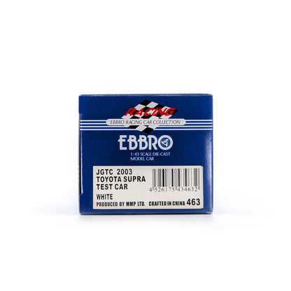 1/43 JGTC 2003 TOYOTA SUPRA TSET CAR（WHITE）