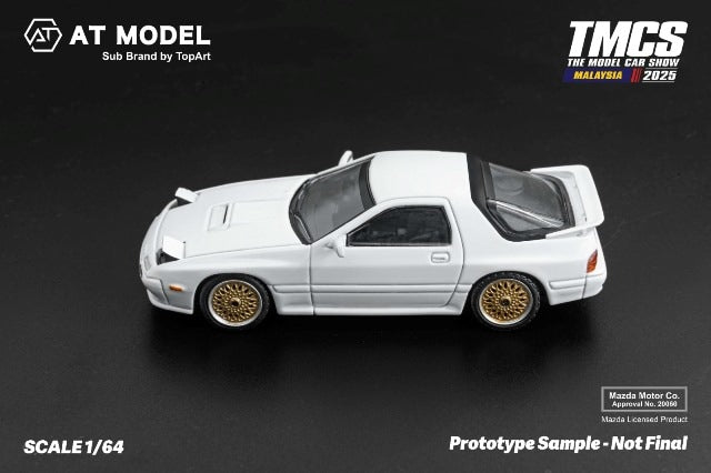 ＜予約商品＞1/64 マツダ RX7 FC3S infini ホワイト / Gold Wheel ※2026年7月中旬入荷予定