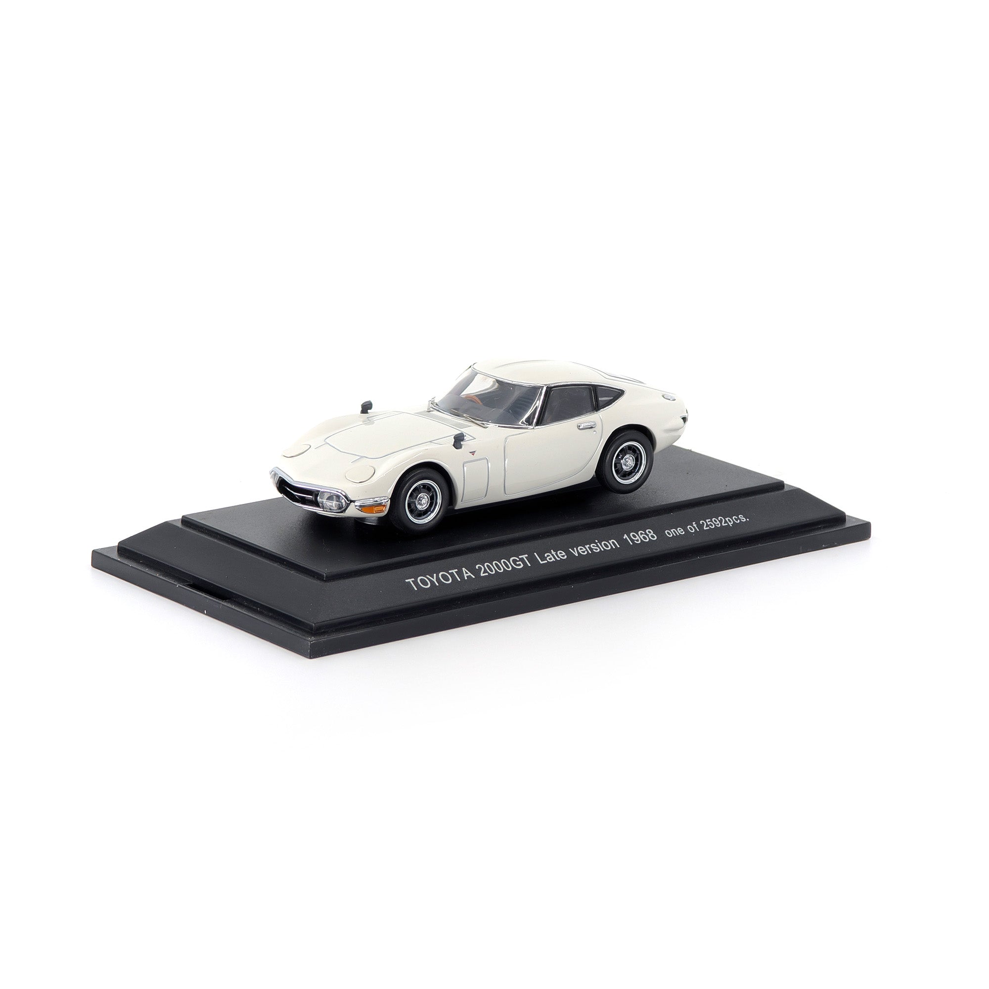 1/43 TOYOTA 2000GT LATE（WHITE） – GRIDMODELS