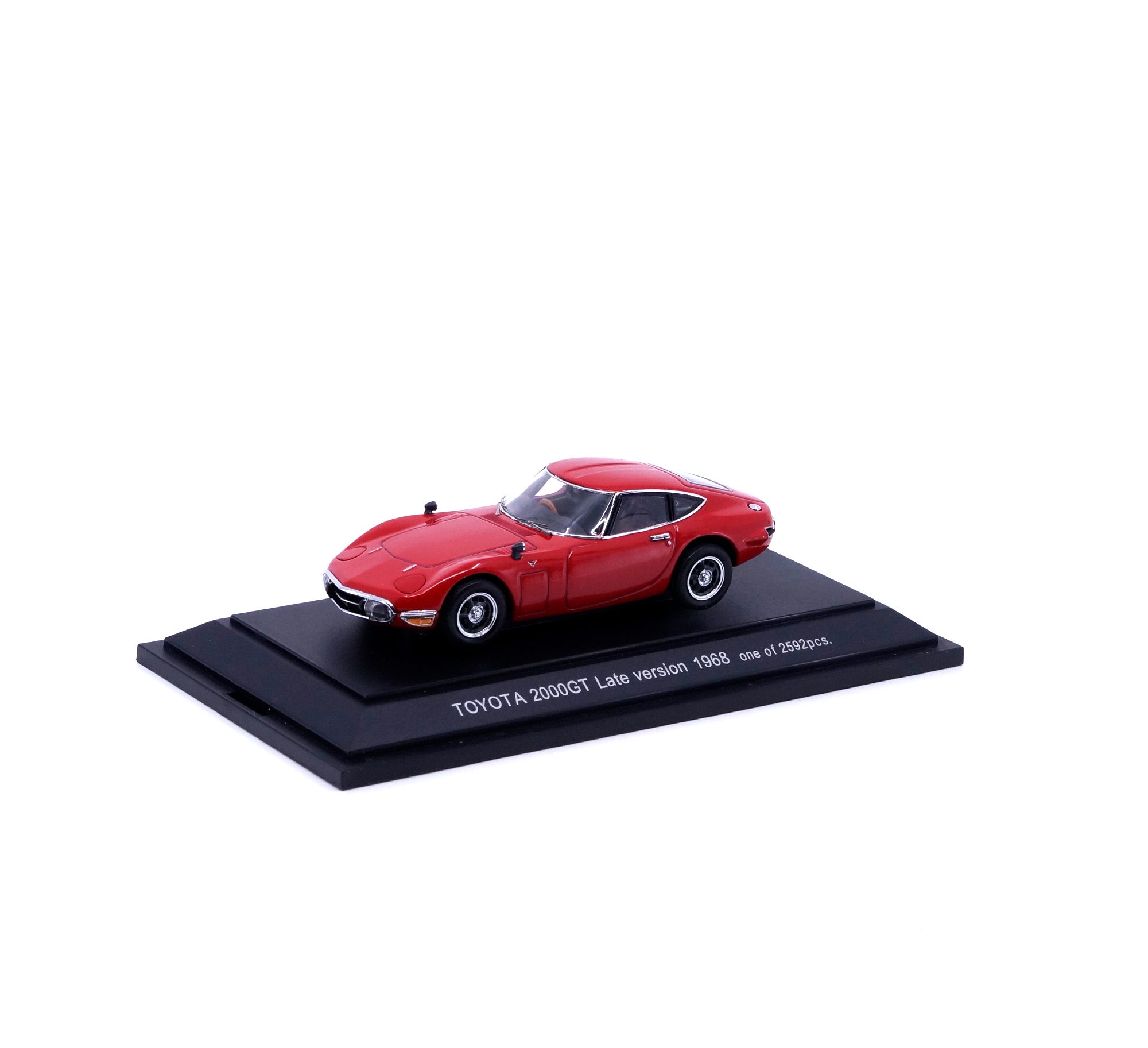1/43 TOYOTA 2000GT LATE (RED) – GRIDMODELS