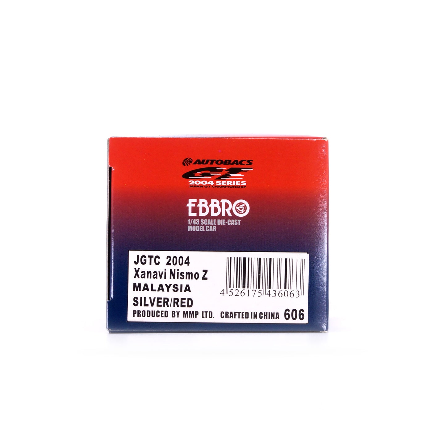 1/43 JGTC 2004 Xanavi Nismo Z MALAYSIA（SILVER/RED）