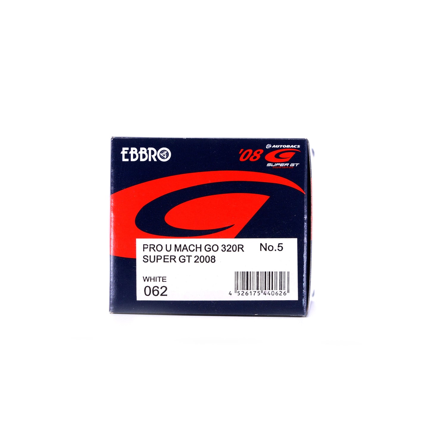 1/43 PRO U MACH GO 320R SUPER GT 2008 No.5 (WHITE)