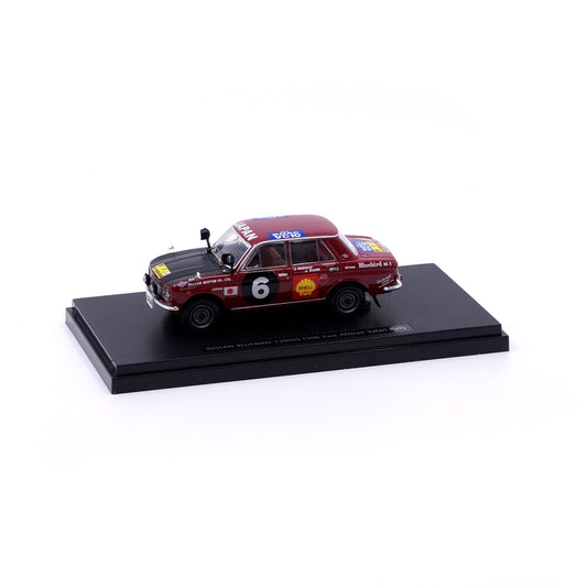1/43 NISSAN BLUEBIRD 410 EAST AFRICAN SAFARI RALLY 1966 (RED)