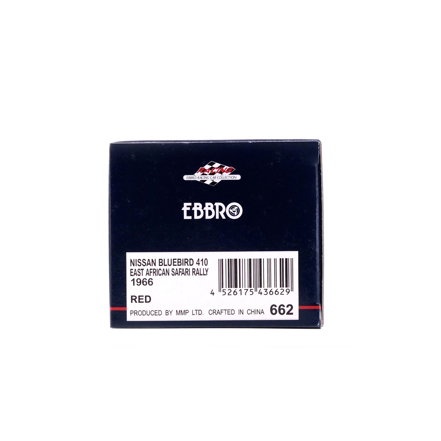 1/43 NISSAN BLUEBIRD 410 EAST AFRICAN SAFARI RALLY 1966 (RED)