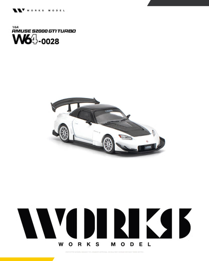 ＜予約商品＞1/64 AMUSE S2000 GT1 TURBO WHITE ※2027年6月以後入荷予定