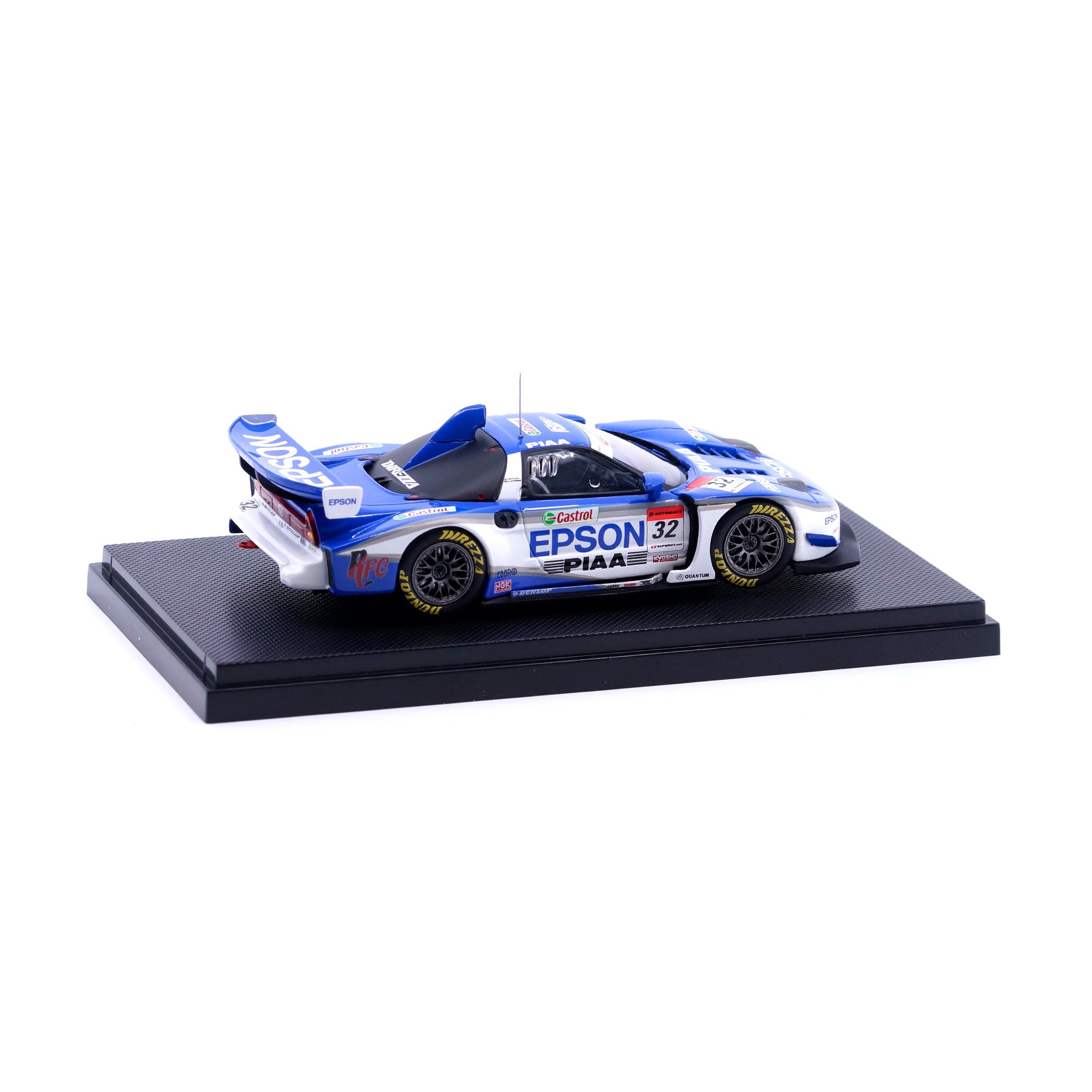 1/43 SUPER GT 2005 EPSON NSX (LATE VERSION) (WHITE/BLUE) – GRIDMODELS