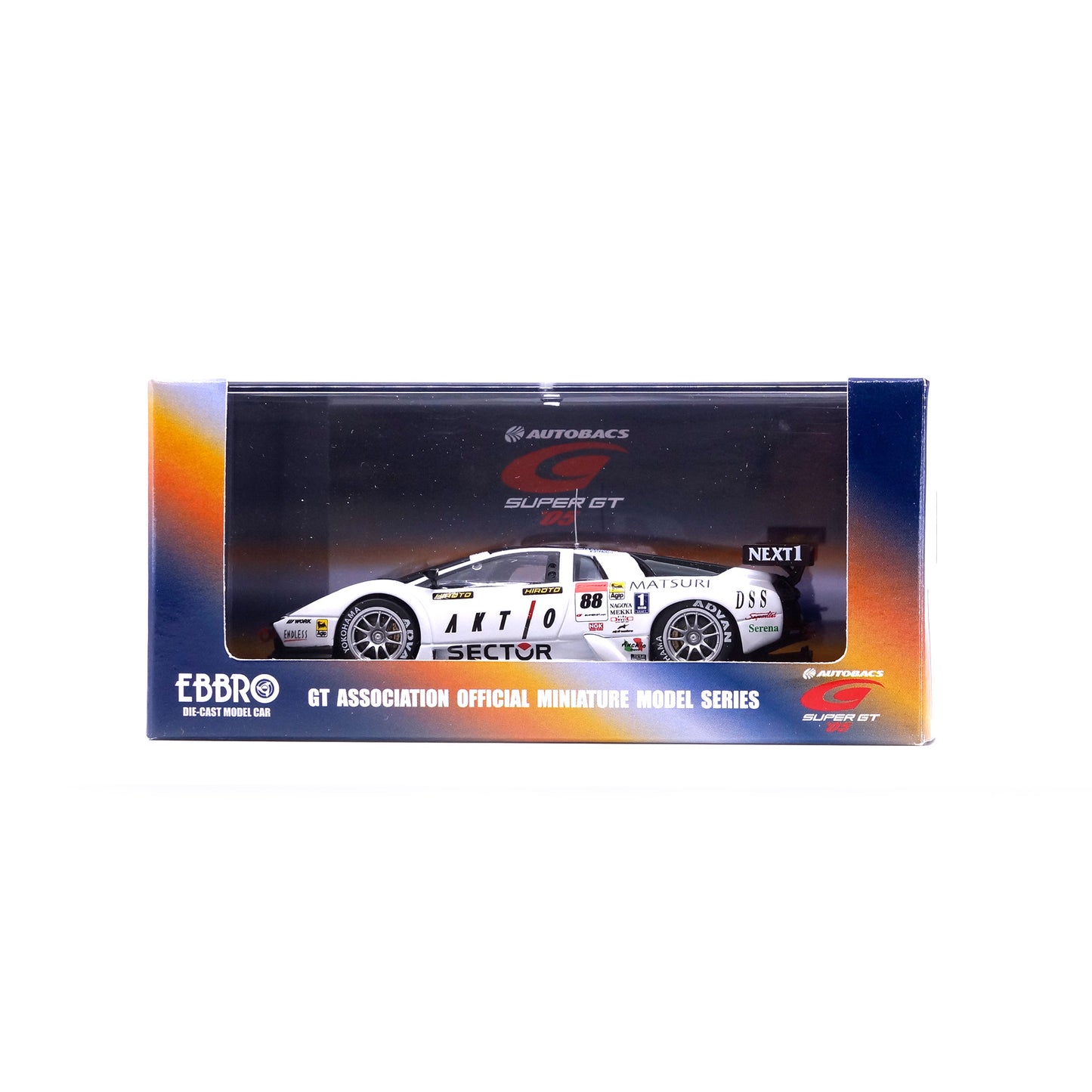 1/43 JLOC MURCIE RG-1 SUPER GT 500 2005 (WHITE)