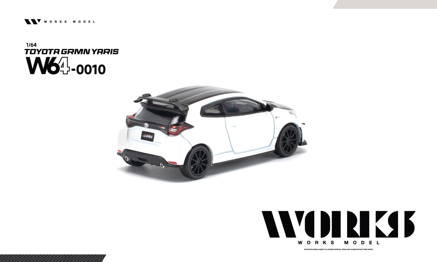 ＜予約商品＞1/64 TOYOTA GRMN YARIS WHITE ※2027年6月以後入荷予定