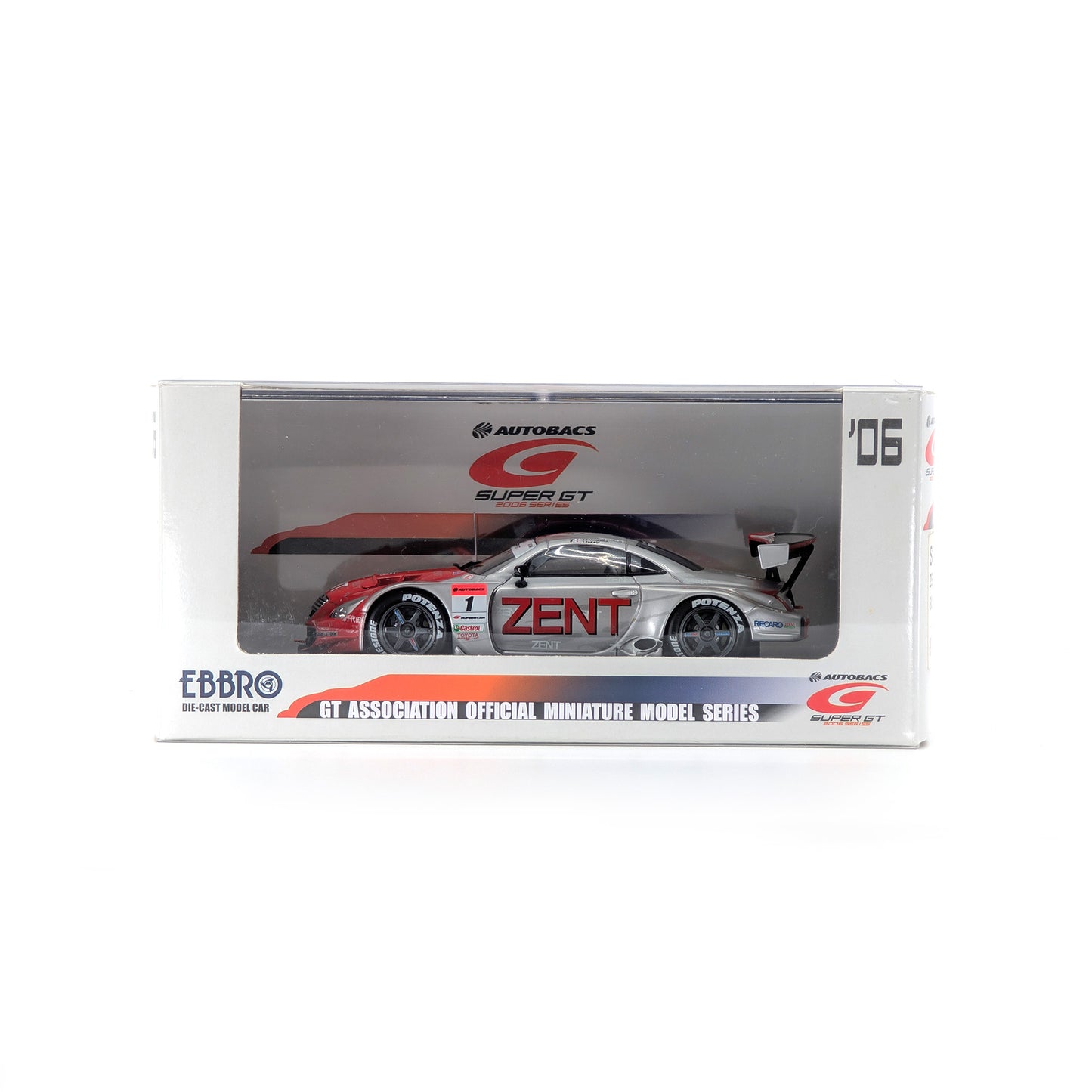 1/43 SUPERGT 500 ZENT CERUMO SC（SILVER/RED）