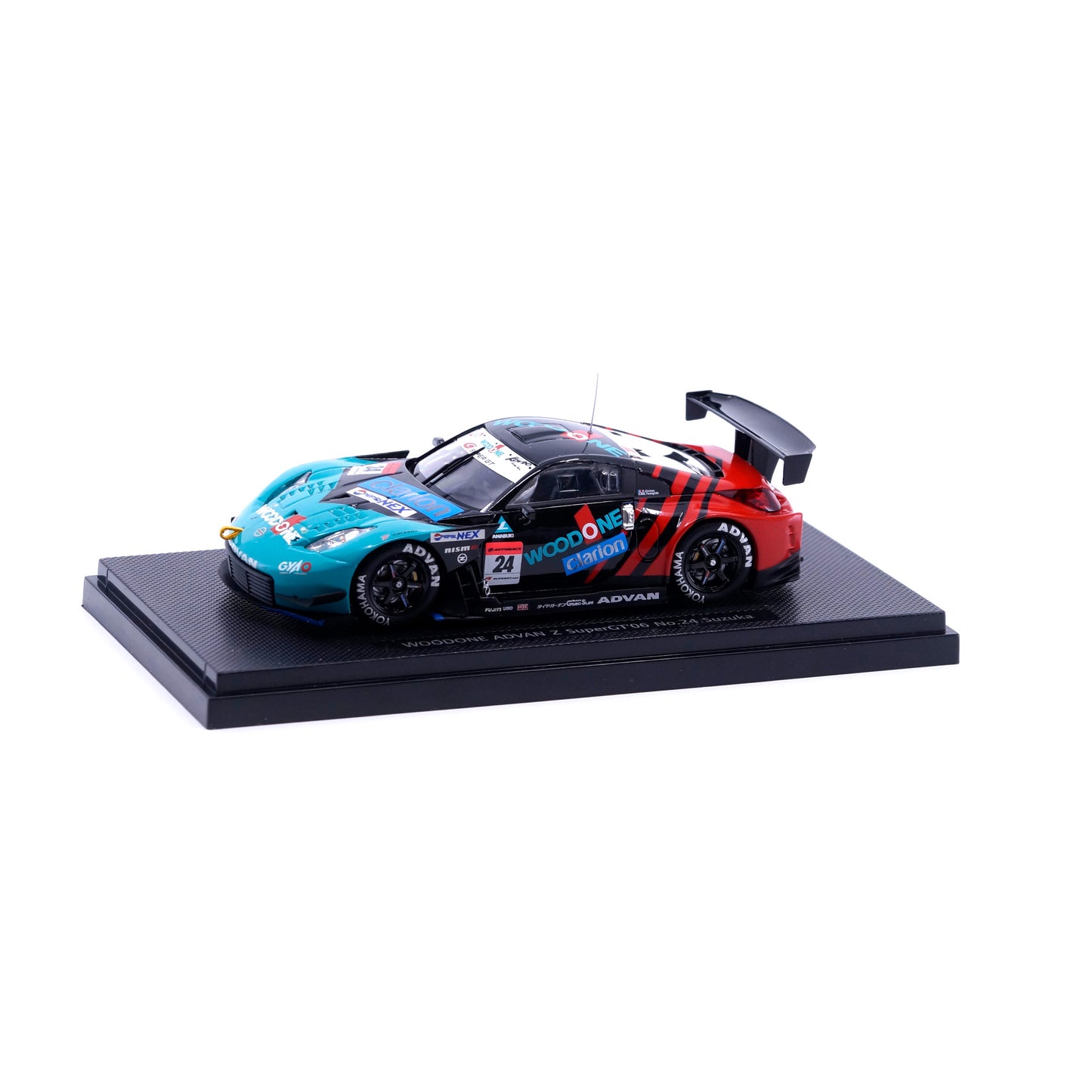 1/43 SUPER GT 500 WOODONE ADVAN KONDO Z (Suzuka) No.24 (LIGHT GREEN/RED)