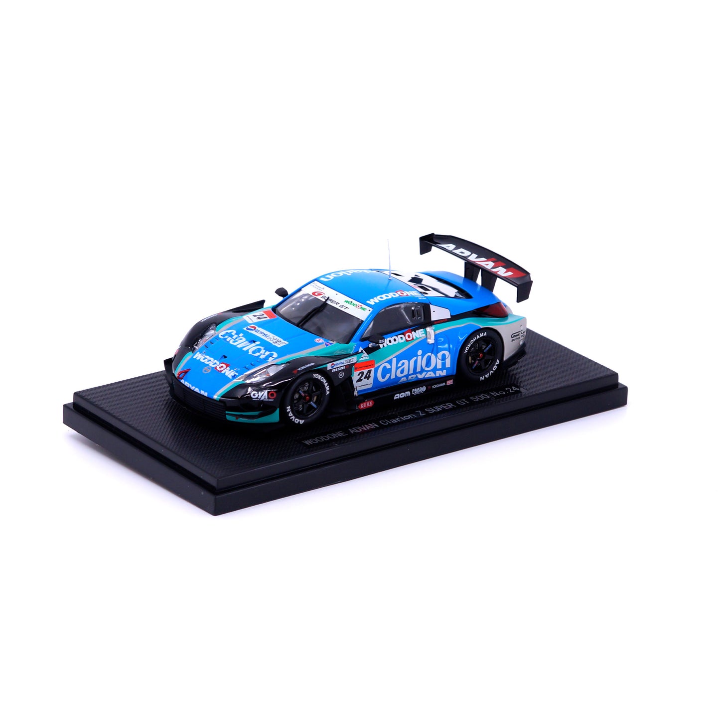 1/43 SUPER GT 500 WOODONE ADVAN Clarion Z (LIGHT GREEN/BLUE)