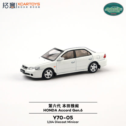 ＜予約商品＞1/64 HONDA ACCORD GEN.6 WHITE ※2027年1月以後入荷予定
