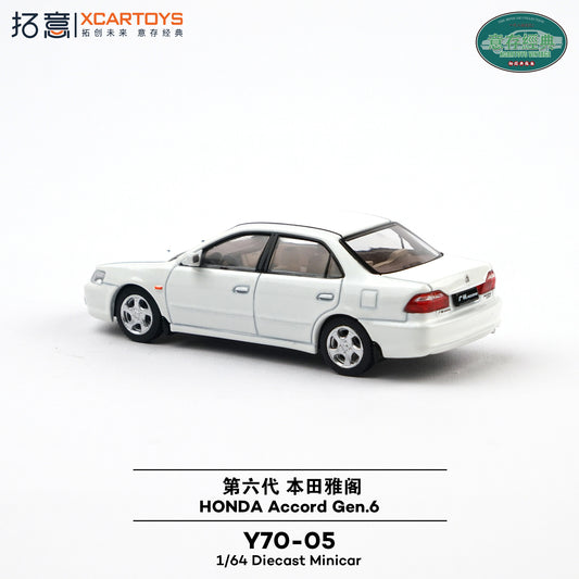 ＜予約商品＞1/64 HONDA ACCORD GEN.6 WHITE ※2027年1月以後入荷予定