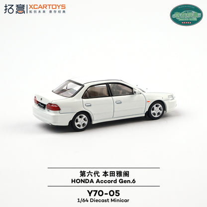 ＜予約商品＞1/64 HONDA ACCORD GEN.6 WHITE ※2027年1月以後入荷予定
