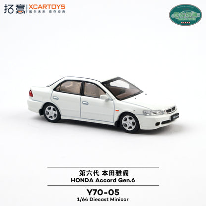 ＜予約商品＞1/64 HONDA ACCORD GEN.6 WHITE ※2027年1月以後入荷予定