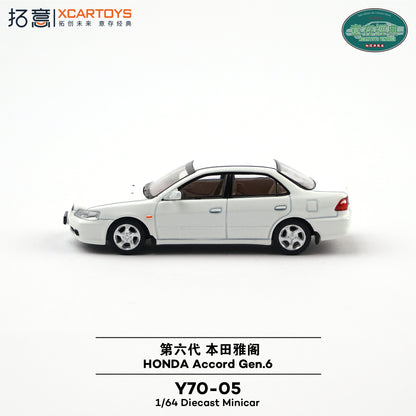 ＜予約商品＞1/64 HONDA ACCORD GEN.6 WHITE ※2027年1月以後入荷予定