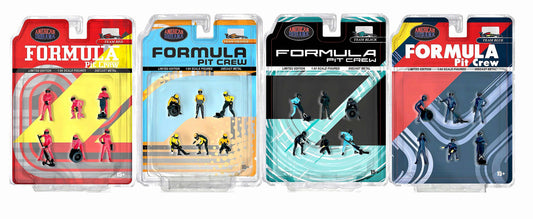 1/64  Formula Pit Crew Figures