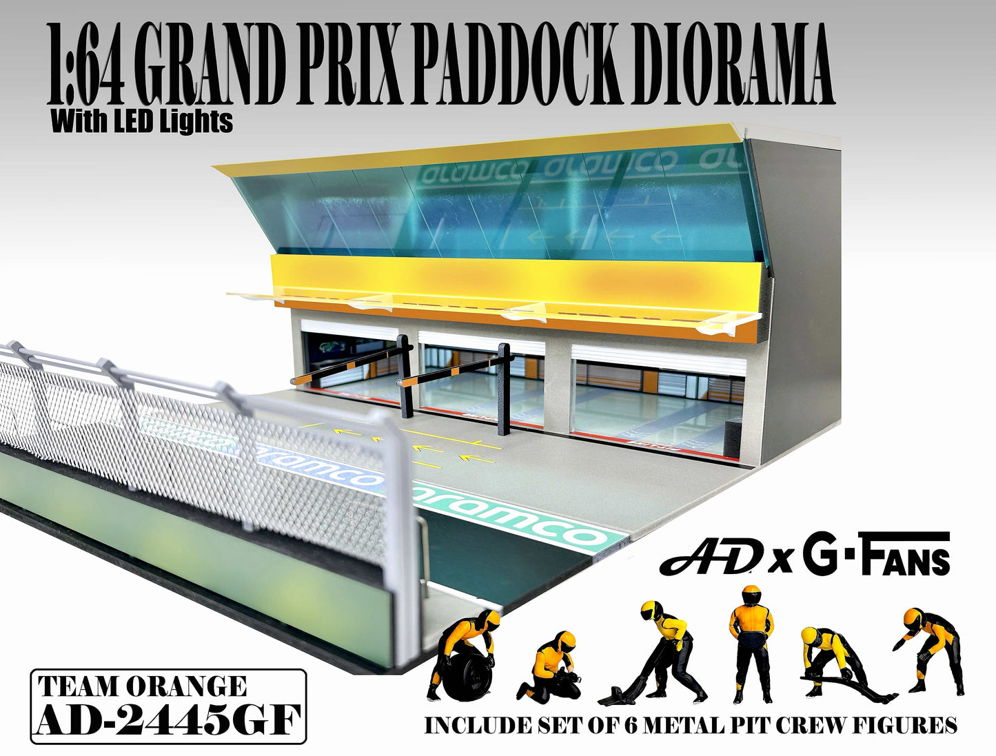 1/64 Grand Prix Paddock Diorama