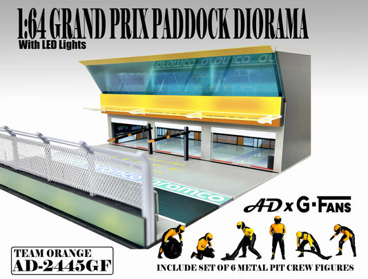 1/64 Grand Prix Paddock Diorama