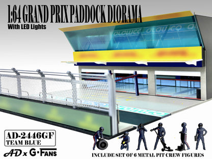 1/64 Grand Prix Paddock Diorama