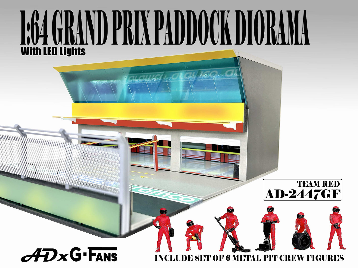 1/64 Grand Prix Paddock Diorama