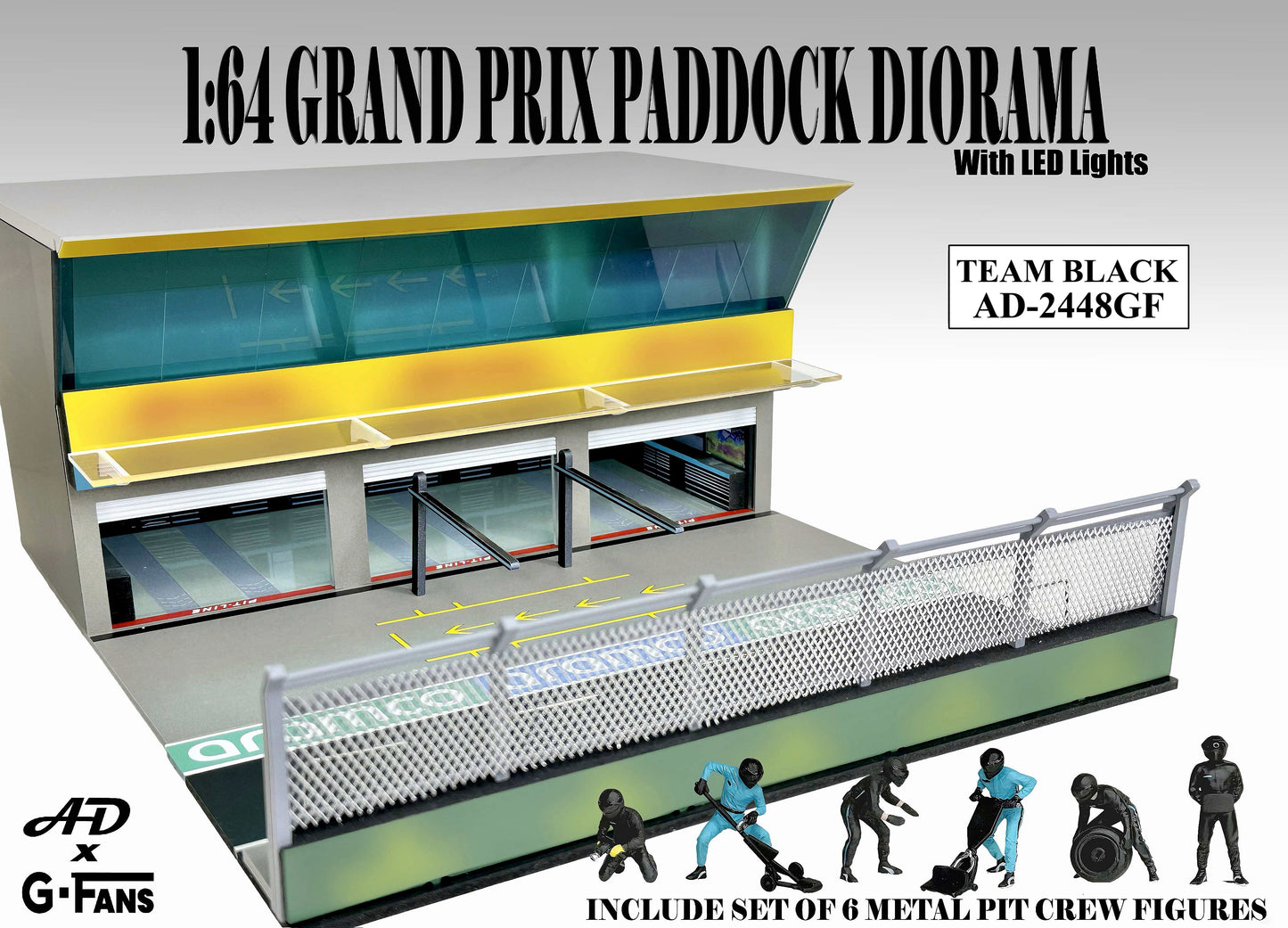 1/64 Grand Prix Paddock Diorama