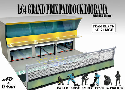 1/64 Grand Prix Paddock Diorama