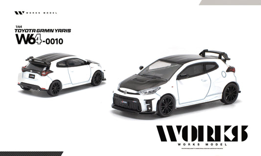 ＜予約商品＞1/64 TOYOTA GRMN YARIS WHITE ※2027年6月以後入荷予定