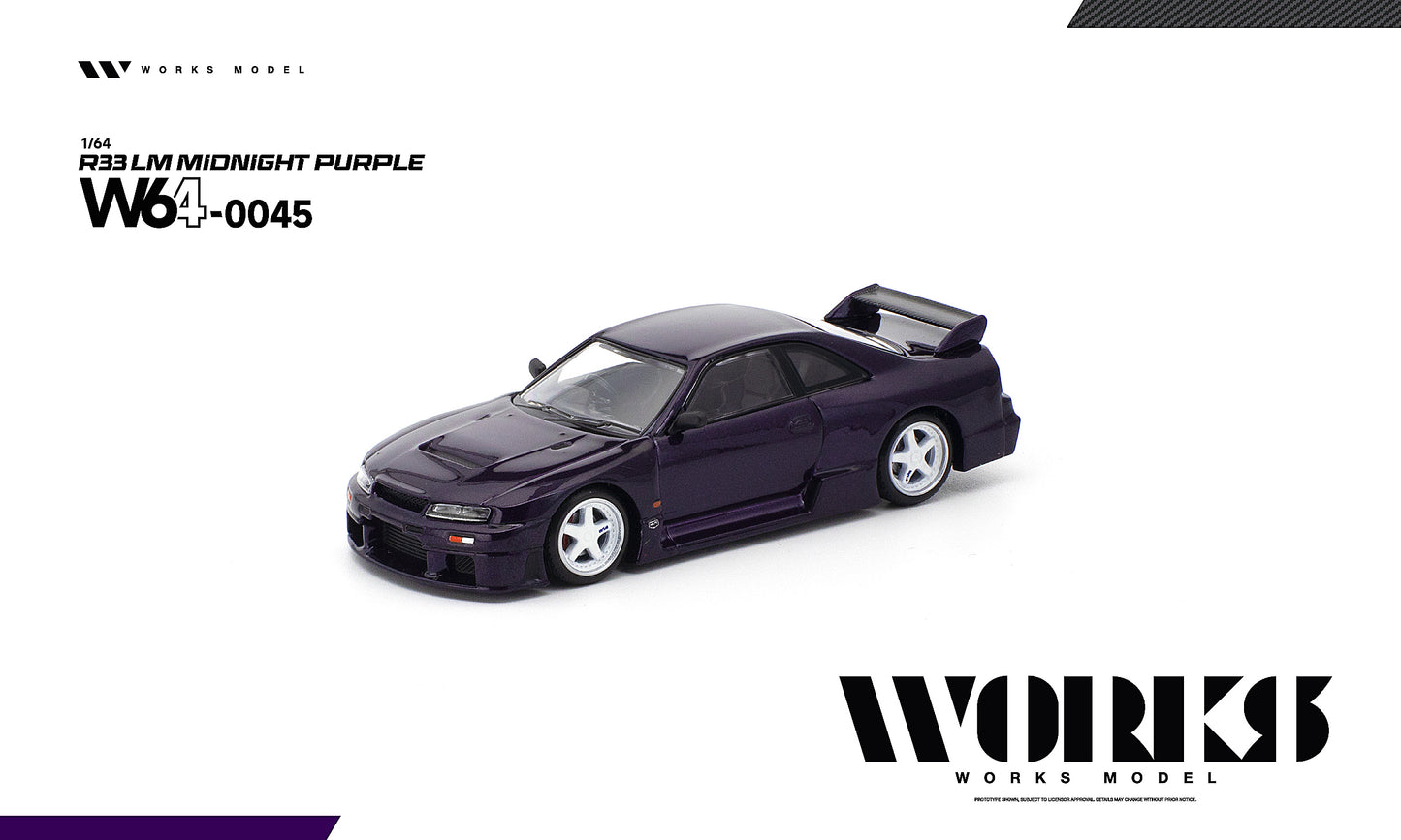 ＜予約商品＞1/64 R33 LM MIDNIGHT PURPLE R33 LM ミッドナイトパープル※2027年7月以後入荷予定