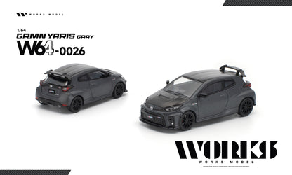 ＜予約商品＞1/64 TOYOTA GRMN YARIS GRAY※2027年7月以後入荷予定