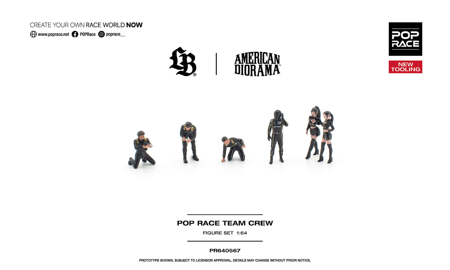 ＜予約商品＞POP RACE TEAM CREW (6 Figures)※2027年7月以後入荷予定