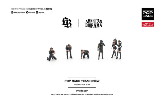 ＜予約商品＞POP RACE TEAM CREW (6 Figures)※2027年7月以後入荷予定