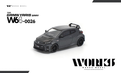 ＜予約商品＞1/64 TOYOTA GRMN YARIS GRAY※2027年7月以後入荷予定