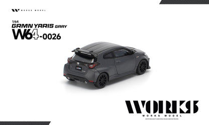 ＜予約商品＞1/64 TOYOTA GRMN YARIS GRAY※2027年7月以後入荷予定