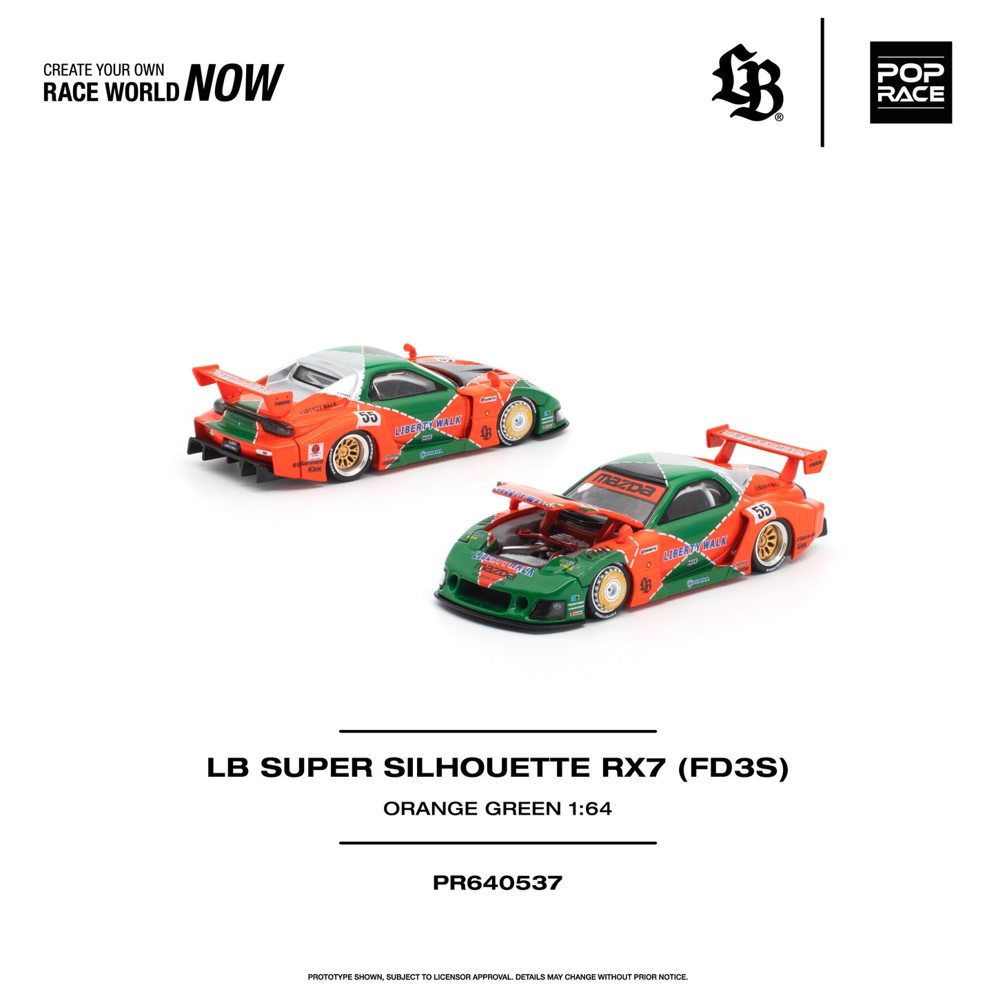 ＜予約商品＞1/64 LB SUPER SILHOUETTE RX7 (FD3S) LB スーパーシルエット RX-7（FD3S） ※2027年6月以後入荷予定