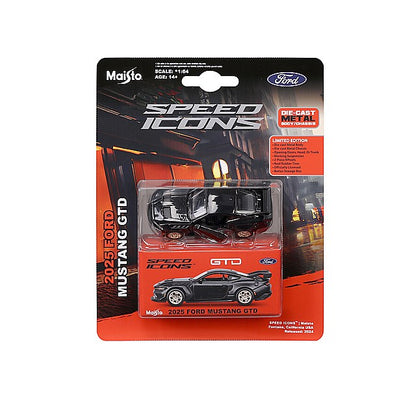 ＜予約商品＞1/64 SI フォード マスタング GTD 2025 メタリックブラック ※2026年10月以後入荷予定