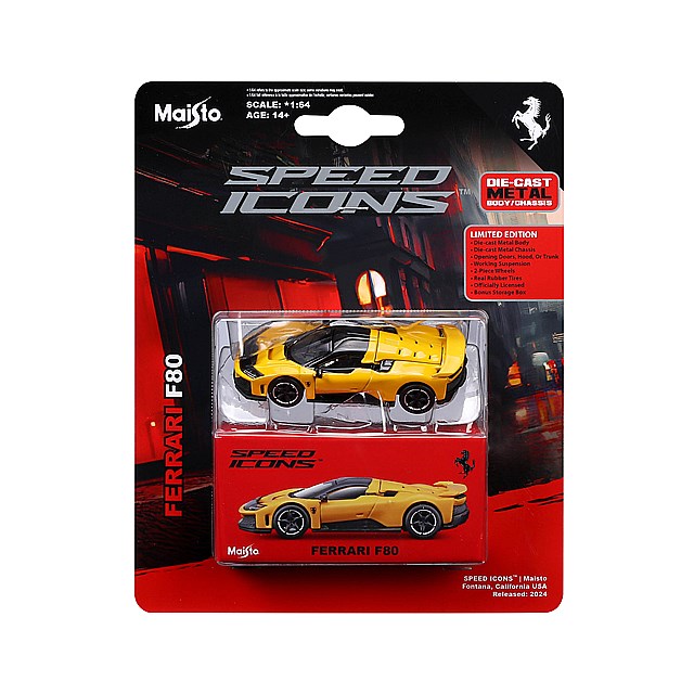 ＜予約商品＞1/64 SI フェラーリ F80 イエロー※2026年10月以後入荷予定