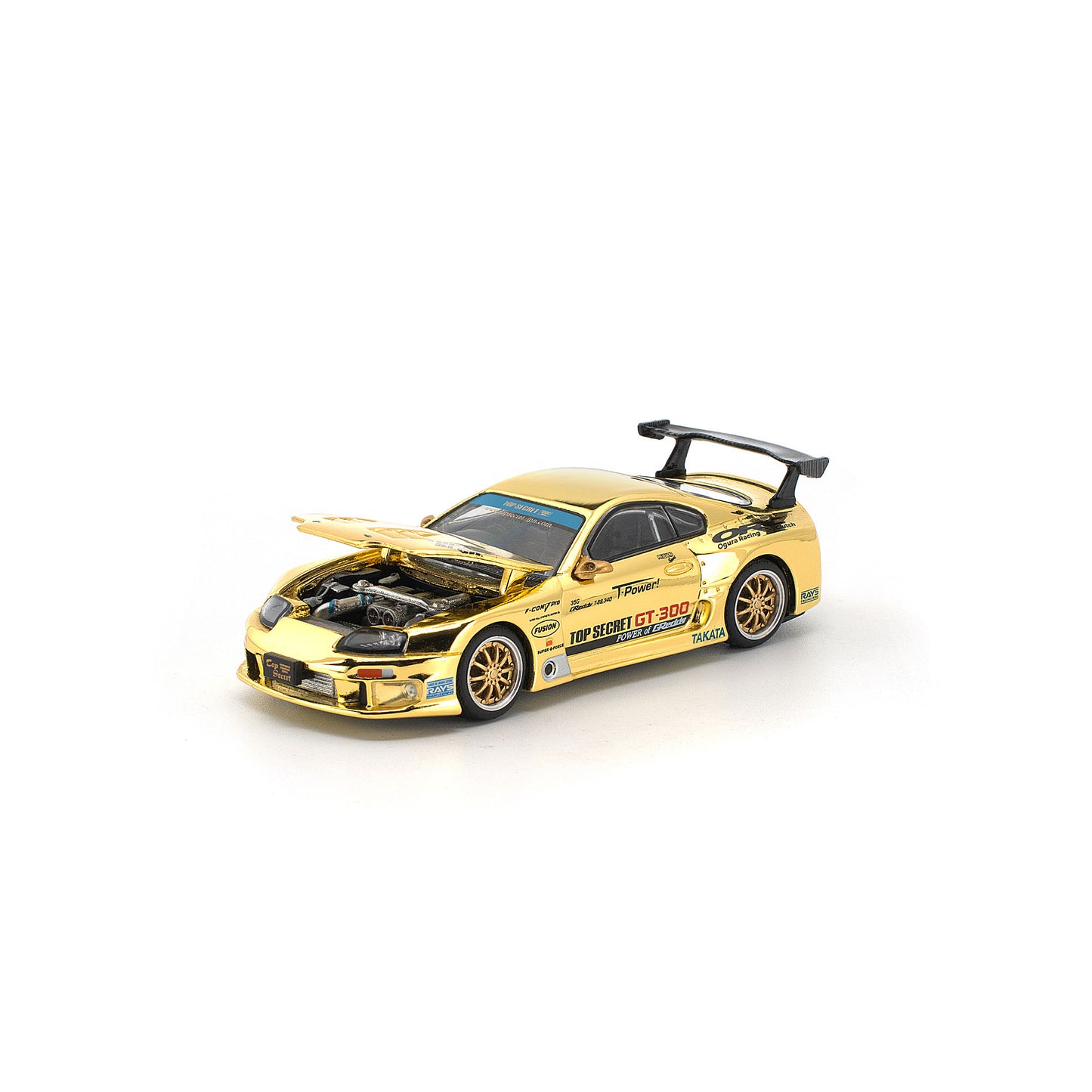 ＜予約商品＞1/64 TOP SECRET GT300 SUPRA GOLD CHROME ※2027年6月以後入荷予定