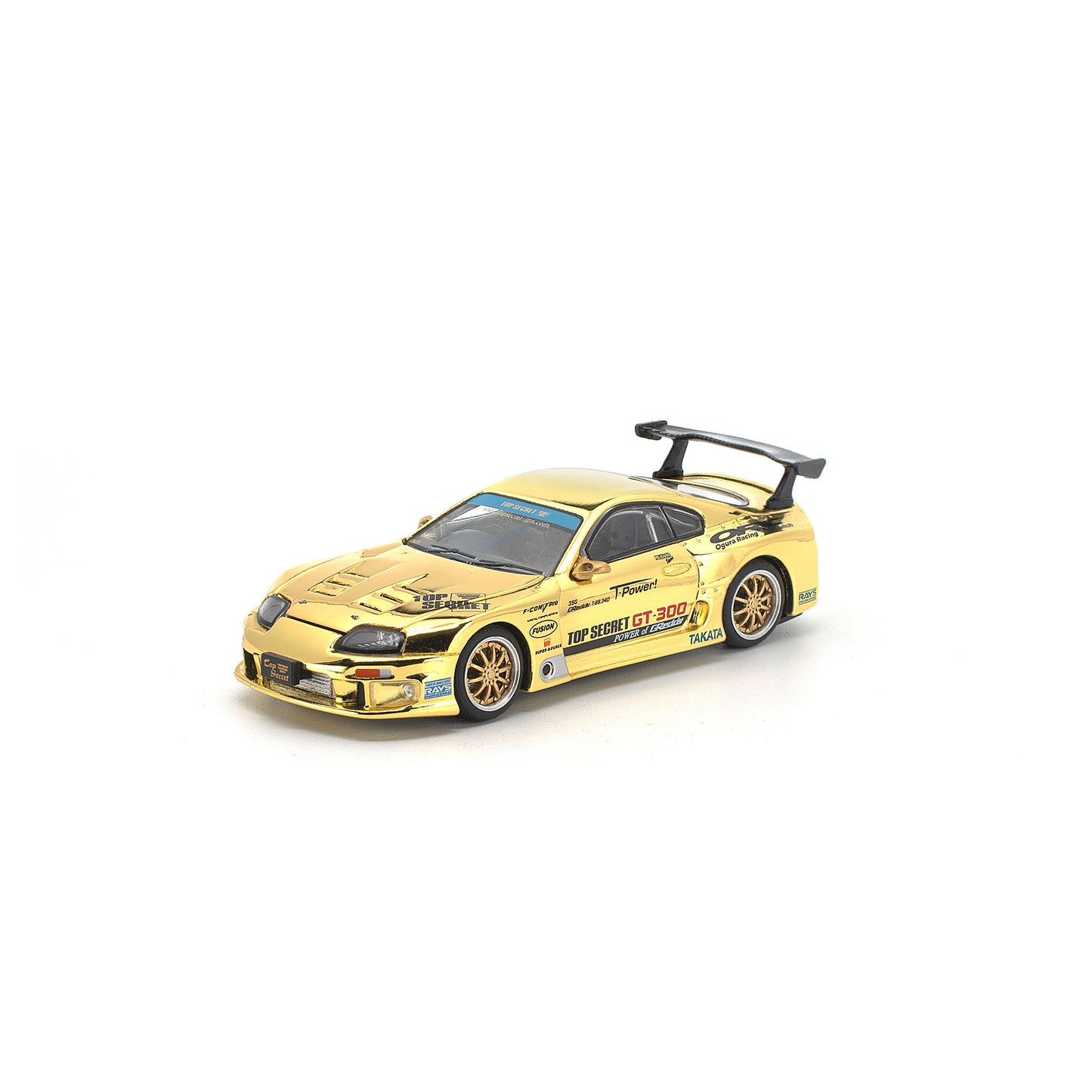 ＜予約商品＞1/64 TOP SECRET GT300 SUPRA GOLD CHROME ※2027年6月以後入荷予定