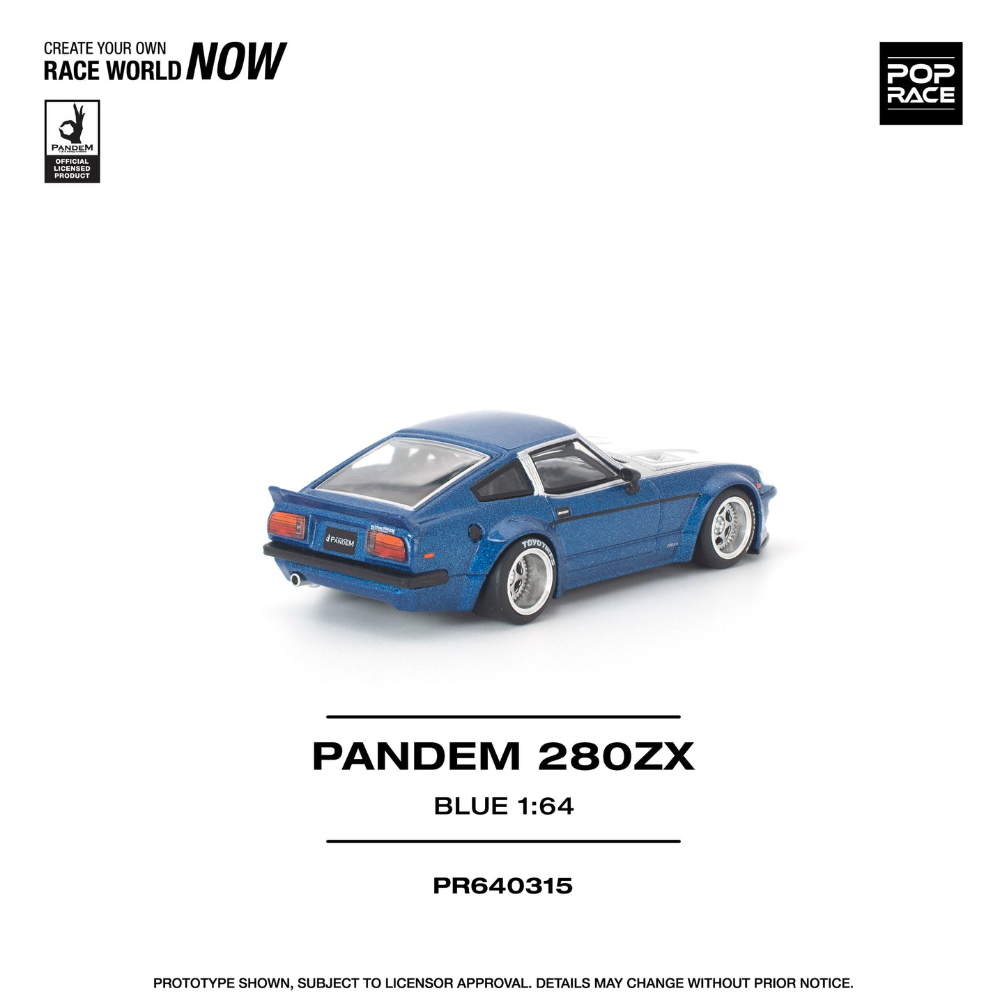 ＜予約商品＞1/64 PANDEM 280ZX BLUE ※2026年9月以後入荷予定
