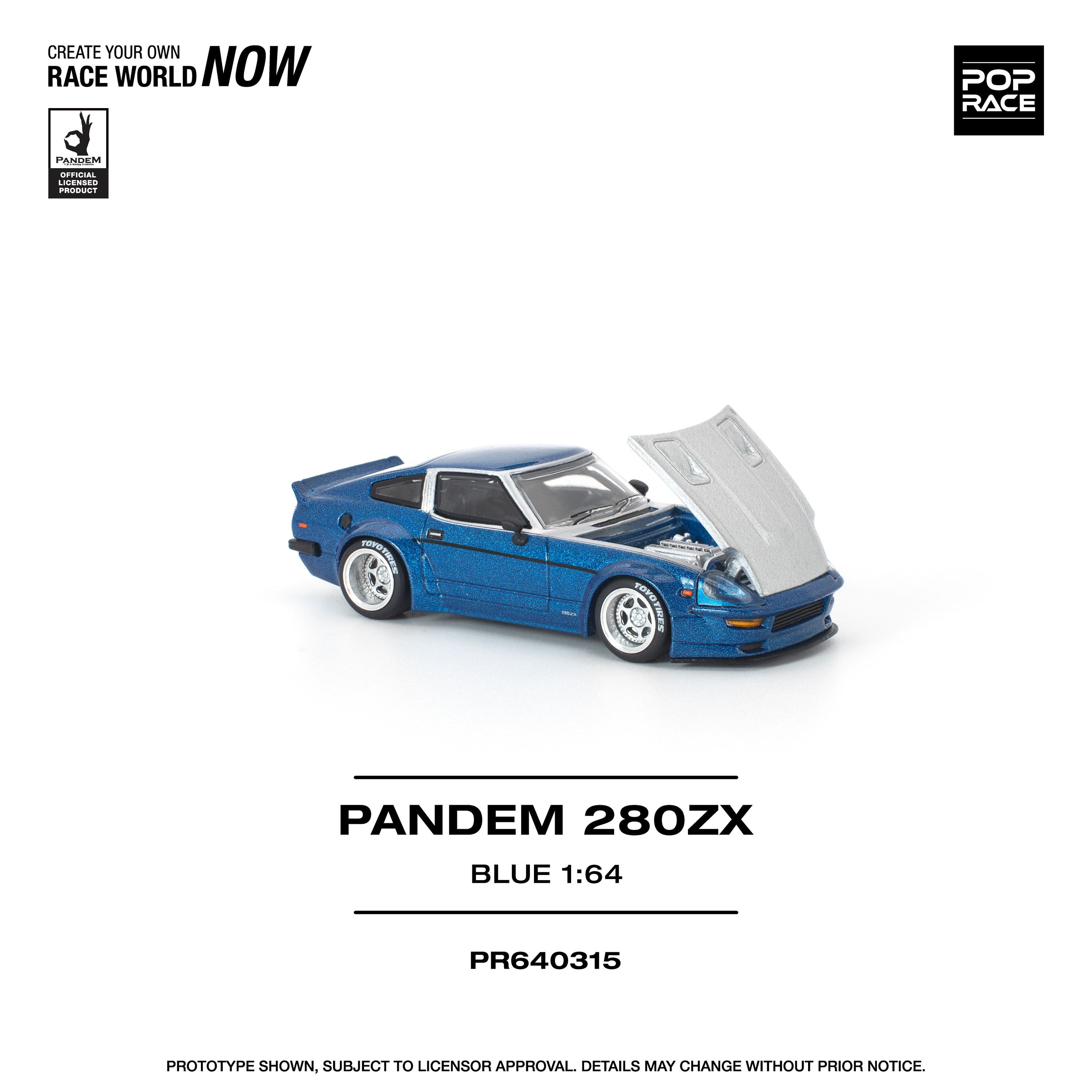 予約商品＞1/64 PANDEM 280ZX BLUE ※2026年9月以後入荷予定 – GRIDMODELS
