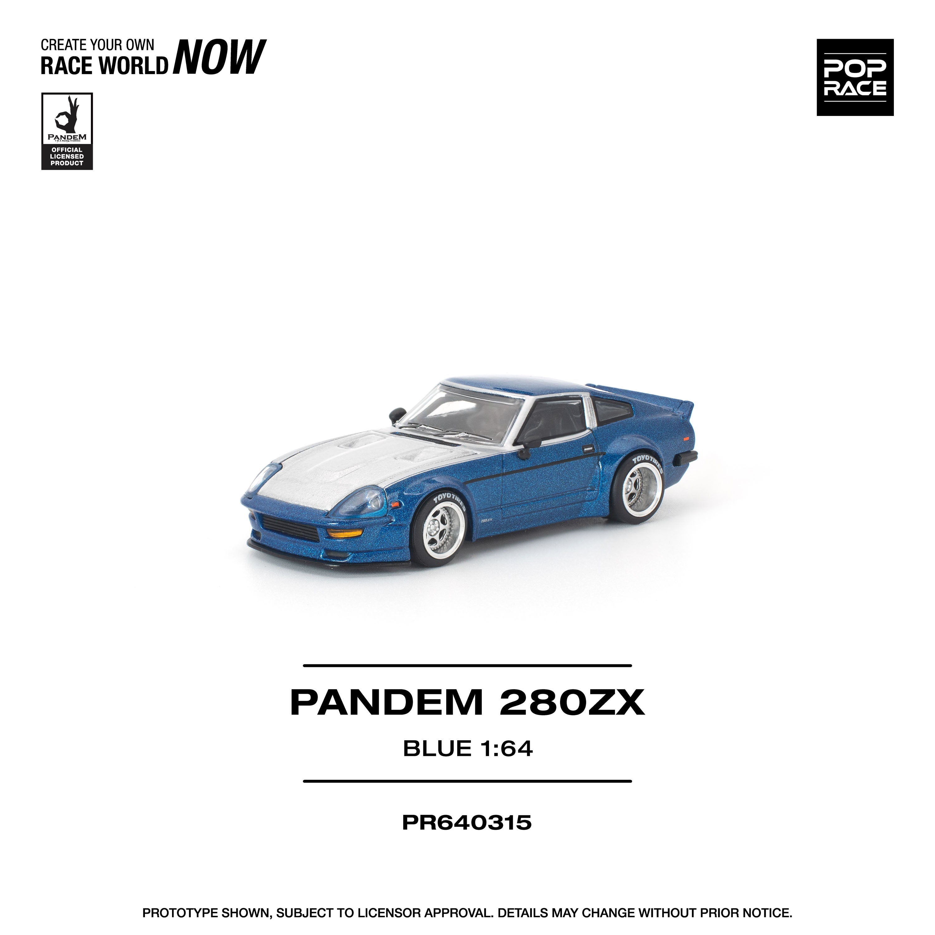 予約商品＞1/64 PANDEM 280ZX BLUE ※2026年9月以後入荷予定 – GRIDMODELS