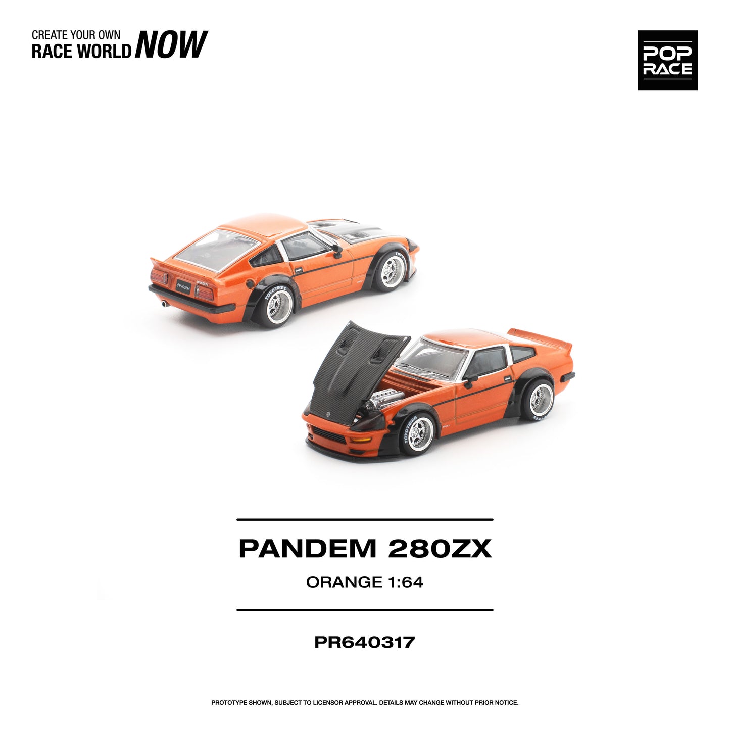 ＜予約商品＞1/64 PANDEM 280ZX ORANGE ※2026年12月以後入荷予定