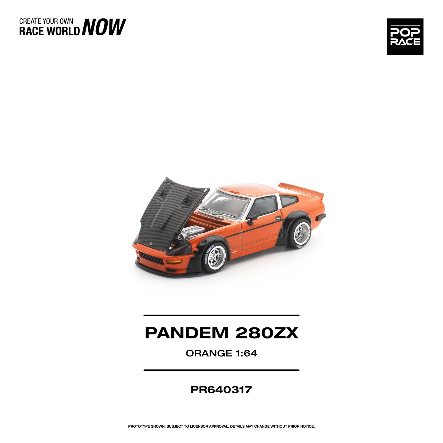 ＜予約商品＞1/64 PANDEM 280ZX ORANGE ※2026年12月以後入荷予定