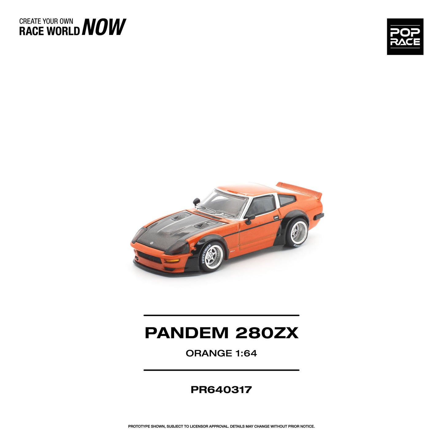 ＜予約商品＞1/64 PANDEM 280ZX ORANGE ※2026年12月以後入荷予定
