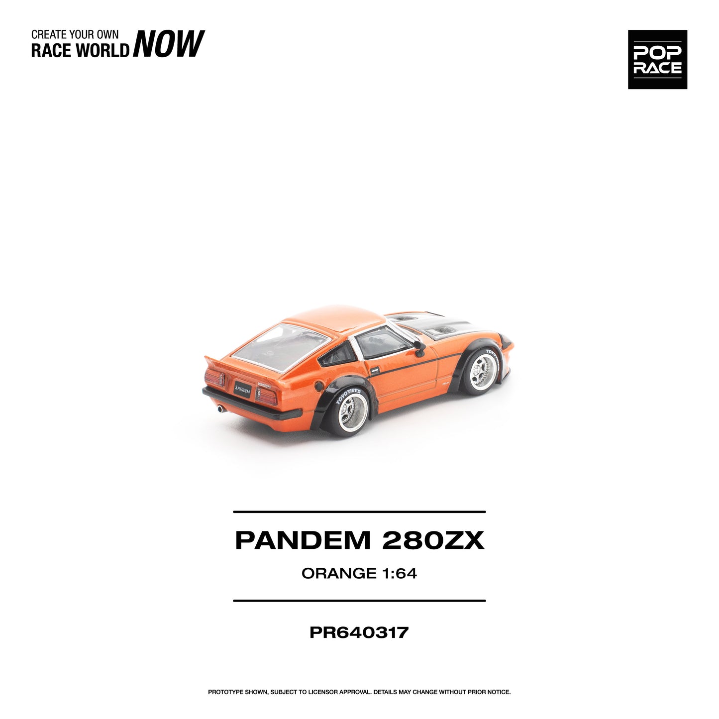 ＜予約商品＞1/64 PANDEM 280ZX ORANGE ※2026年12月以後入荷予定